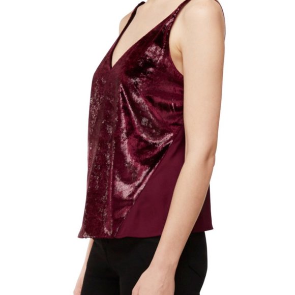 J Brand Lucy Velvet Cami Tank Baroness - Picture 3 of 5